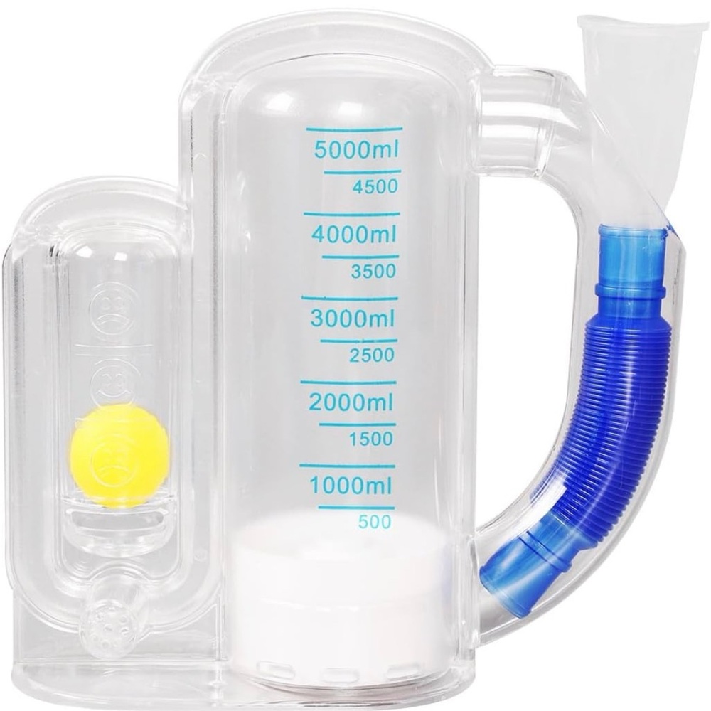 Breathing Exercise，Deep Breathing Device for Adult Lung Trainer Breathing